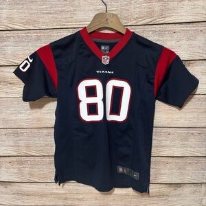 Houston Texans Andre‎ Johnson Reebok youth Medium Navy Jersey